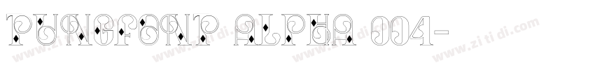 tungfont alpha 004字体转换